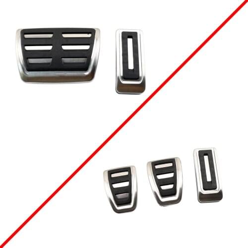 No Drill Fuel Accelerator Gas Brake Pedal Cover Fit For Volkswagen Multivan Caravelle T5 T6 Anti slip Pad Accessories AT/MT