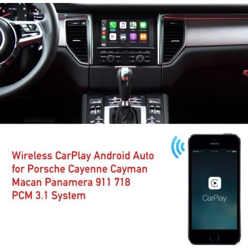 Porsche PCM3.1 CarPlay box Android auto adapter for Cayenne Cayman Macan Panamera 911 718 with original navi mirror link phone