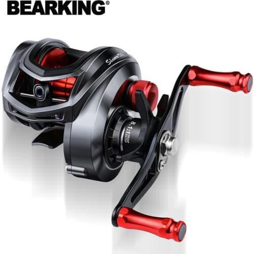 BEARKING Baitcasting Reel 8KG Max Drag 8.1:1 High Speed Fishing Reel Reinforced Reel Drag Reel Carp Drag Reel Fishing