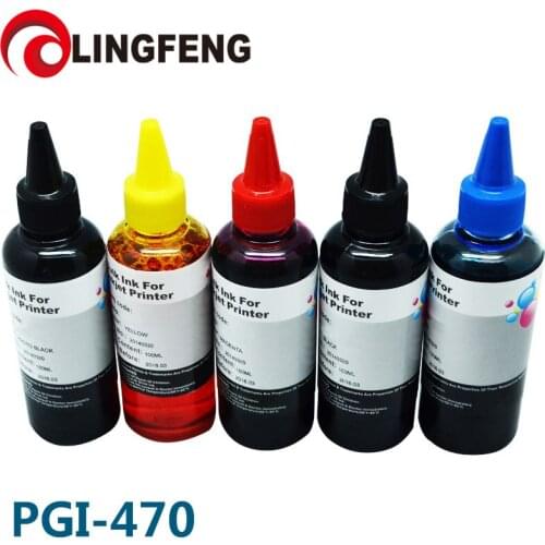 100ml x 6pcs PGI470 CLI471 GY Printer ink Dye Bulk Ink Refill Kits Ciss Ink For Canon PIXMA MG7740 Printer Ink pgi-470 Dry Fast
