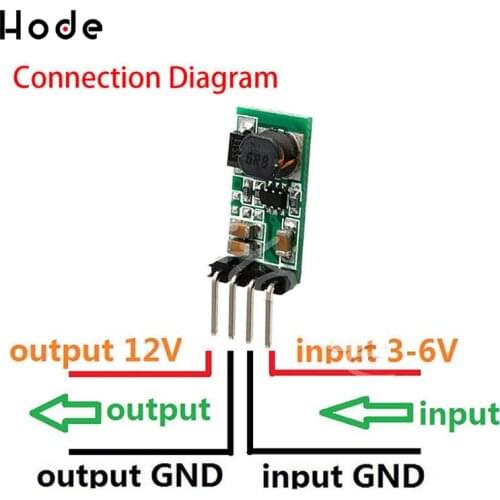 DC 3.3V 3.7V 5V 6V to 12V Step-up Power Supply Boost Voltage UNO Breadboard Regulator Converter For Arduino