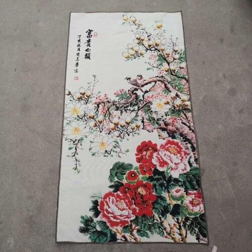 Chinese boutique collection thangka embroidery (Fu gui bai tou) picture