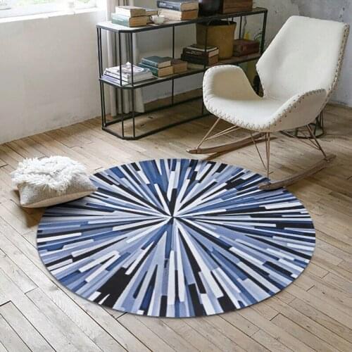 Round Carpets For Living Room Decor Rug Kids Baby Bedroom Game Crawl Rugs Child Room Mat Chair Computer Floor Cloakroom Carpet