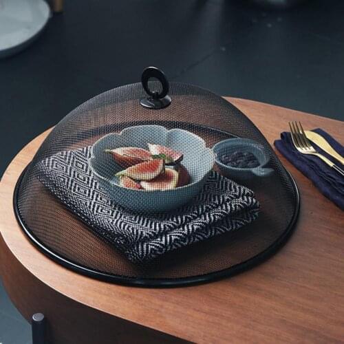 Meal Cover For Outdoor Camping Strong And Convenient Dust-proof Metal net Mosquito And Cockroach Food Cover For Household Use