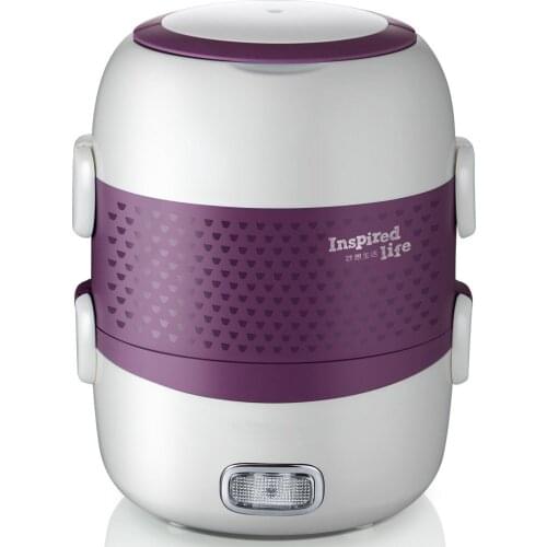 Automatic heating lunch box three-tier electric lunch box insulation can be inserted into the cooking rice cooker