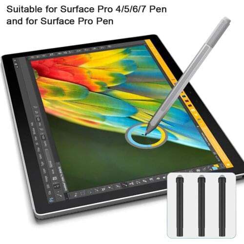 Electronic Pen Refill Pen Tip Smooth Sensitive Fine Rubber Nib Suitable For Surface Pro4/5/6/7 Tablet Accessories