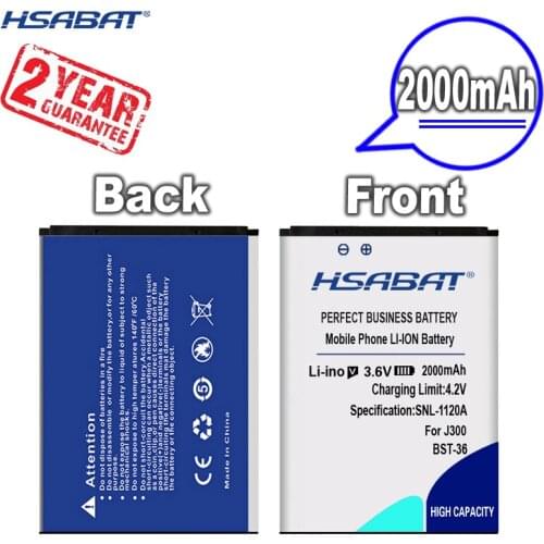 New Arrival [ HSABAT ] BST-36 Battery for Sony Ericsson J300 K510i Z550a K310 J300C X0001 Z550C K320 K310i W200 Z550i Z558