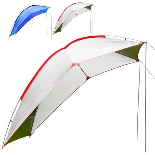 Outdoor Portable Camper Tent Self-Driving Tour Barbecue Multi-Person Rain Visor Gazebo Beach Canopy Tent Camping Supplies