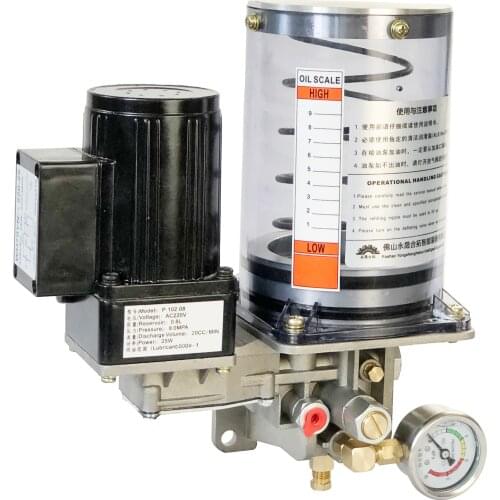 Progressive Automatic Electric Grease Lubrication Pump 000-1# 24V 220V Grease Pump PLC Centralized Lubricator Punch Grease Pump