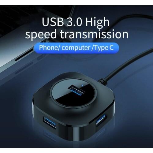 USB 3.0 HUB Splitter Multiple USB Hab Type C HUB 2.0 Multi Hab Expander 4 Port HUB for PC Laptop macbook pro adapter micro sd
