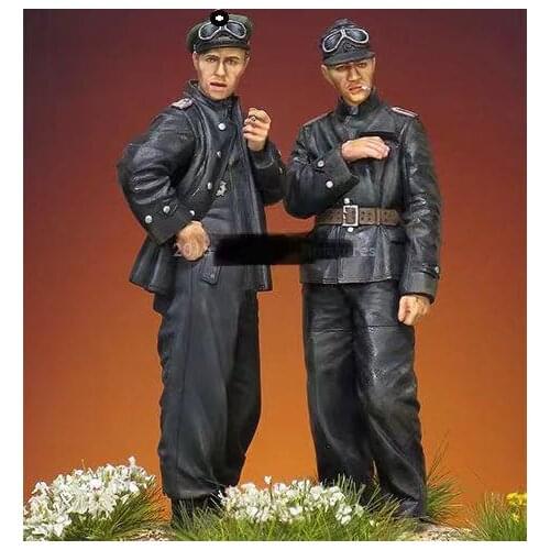 German resin soldiers of World War II Two German soldiers 1:35