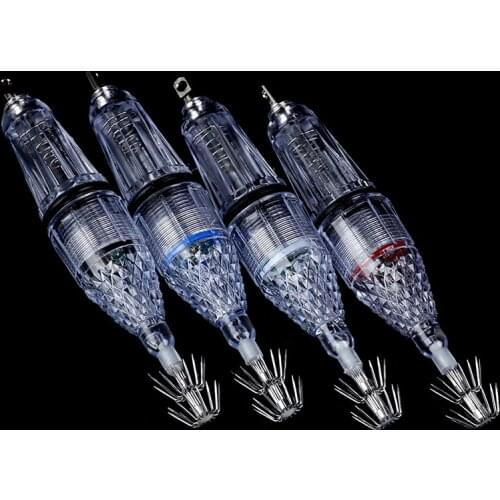 Led Underwater Fishing Light Squid Lamp Lures Fish Octopus Cuttlefish (4 Colors)17cm/12cm