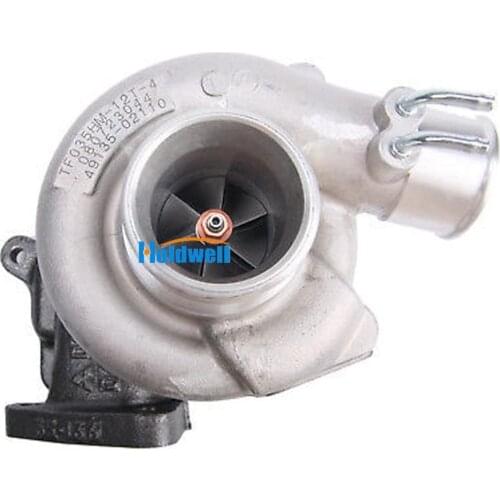 Holdwell Turbocharger 49135-02110 TF035 for Mitsubishi 4D56T 2.5L Engine