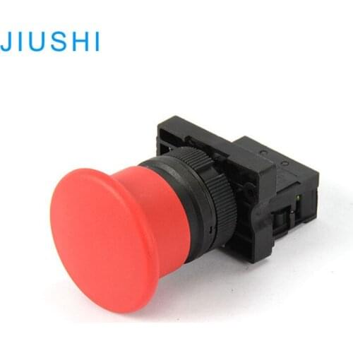 XB2-EC42 Red Mushroom Head Push Button Momentary Switch mounting hole 22mm 1NC