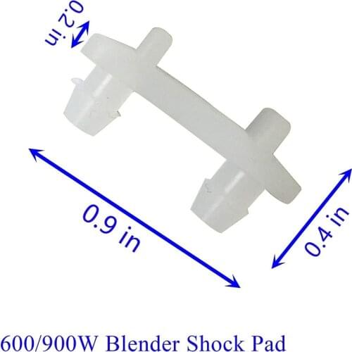 3 PCS Base Rubber Bushing Shock Pads Replacement Parts Compatible with Nutribullet 600W and 900W Juicer Blender