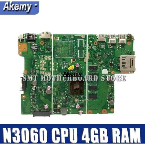 Akemy X441SA Laptop motherboard For Asus X441S X441SC F441S A441S Mainboard Test work 100% N3060 CPU 4GB RAM