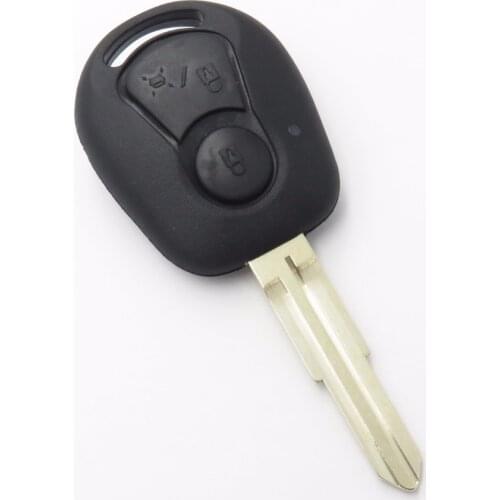 Remote Key Case Fob Shell for Ssangyong Actyon SUV Kyron Rexton 2 Button Blank Key Cover Car Styling NO LOGO