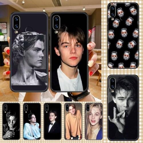 Young Leonardo DiCaprio Phone case For Huawei Honor 6 7 8 9 10 10i 20 A C X Lite Pro Play black pretty funda tpu cover 3D coque