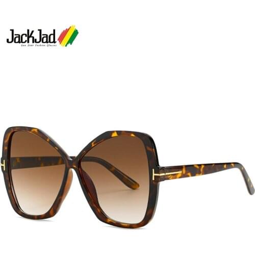 JackJad 2020 Fashion Cool Oversize ButterFly Style Gradient Sunglasses Women Vintage Brand Design Sun Glasses Oculos De Sol 9062
