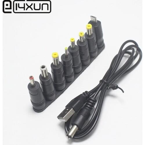1set USB to DC Power Cable Universal USB to DC Jack Charging Cable Power Cord Plug Connector Adapter for Router Mini Fan Speaker