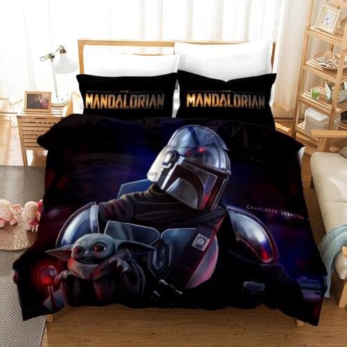 Disney 3D Printed Star Wars Series Printed Bedding Set Duvet Cover Pillowcase Boys & Teenage Bedroom Decoration Home Textile