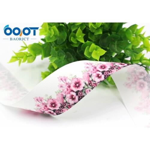 1-1/2“ Flower printing Grosgrain Ribbon Ribbons For Hair Bows Ribbon For Gift Wrapping Ribbon For Crafts ,L-20620-593
