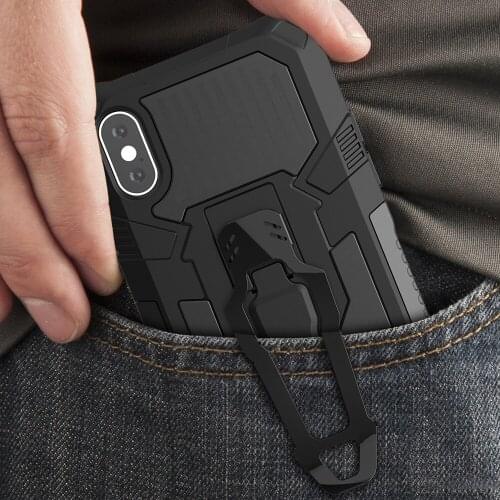 Metal Back Clip Fundas A71 A51 A50 A30 A20 A70 A10 M31 S M51 Cover for Samsung Galaxy S20 Ultra Note 20 10 Plus Case Stand Coque