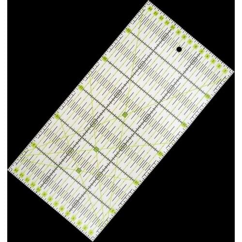 DIY Tool Patchwork Ruler Cutting Ruler 30cm*15cm Thick 3mm Patchwork Tool Double Color Large Rectangular Ruler
