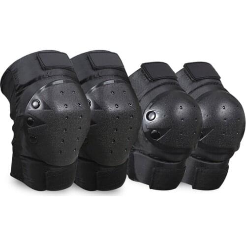 Motorcycle Motocross Riding Knee Elbow Protection Pads Skates Snowboard Ski Tactical Sports Safety Guard Protector