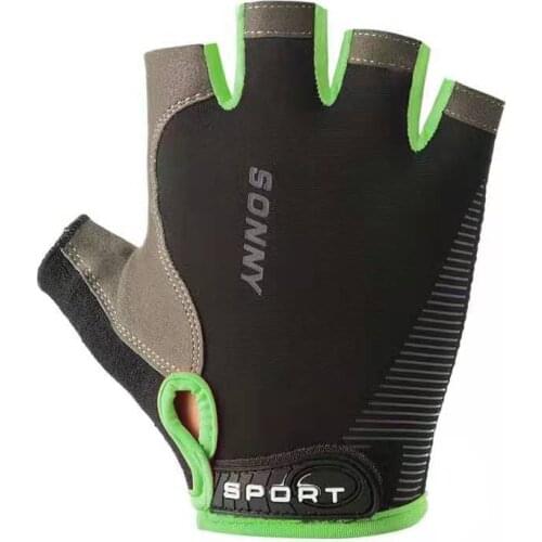 2021 New Cycling Anti-slip Anti-sweat Men Women Half Finger Gloves Breathable Anti-shock Sports Gloves Bike Bicycle Glove