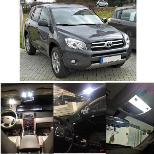 LED interior lighting complete set For Toyota RAV4 III Urban Cruiser Yaris II