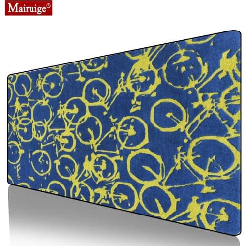 Persian Rug Blue Mouse Pad XXL Gamer Desk Mat Large Keyboard Pad Bohemian Home Decoration Gaming MousePad 90x40cm/70x30cm