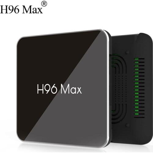 Android 8.1 TV Box H96 Max Amlogic S905X2 4 K Media Player 4 GB RAM 32G X96Max DDR4 QuadCore 2.4G+5G Dual Wifi pk H96 Max Plus