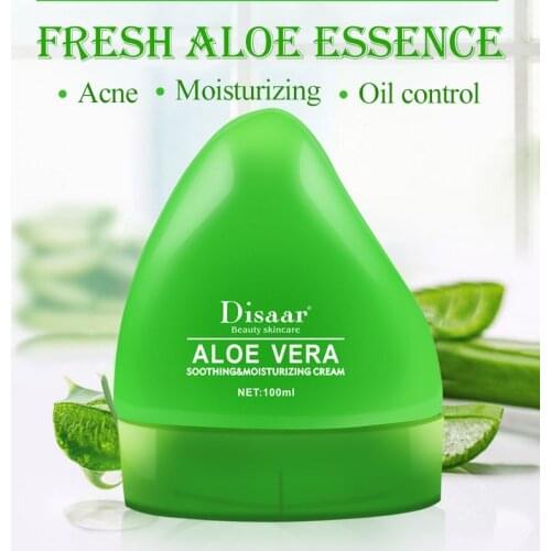 Natural Aloe Vera Face Cream Moisturizer Acne Treatment Gel For Skin Repairing Natural Beauty Products Skin Care 100ml