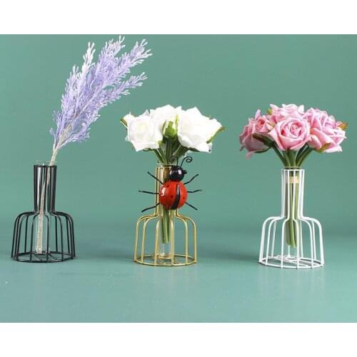 Металлические вазы для цветов YOAINGO China At AliExpress