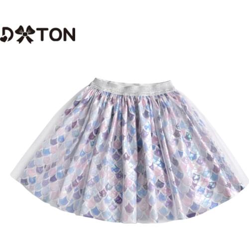 DXTON Baby Girls Skirts Tullu Pettiskirt Dance Skirt Christmas Party Costume Princess Skirts Dresses For Girls Clothing 3-8 Year