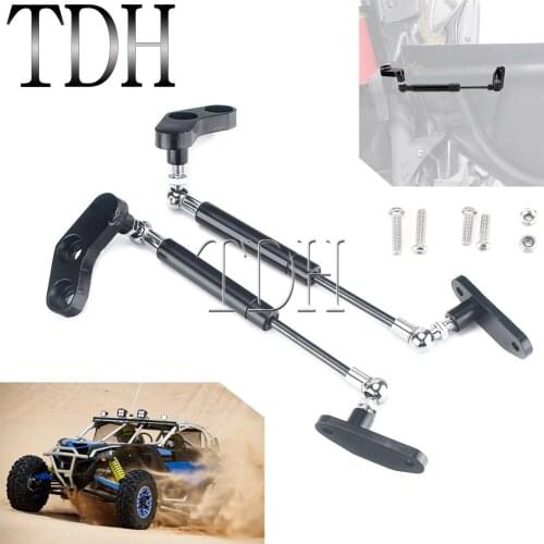 Billet Aluminum Black Anodized Door Opener Sets for Can-Am Maverick X3 / X3 Max Front/Rear Doors 2017-2020 UTV Car Accessories