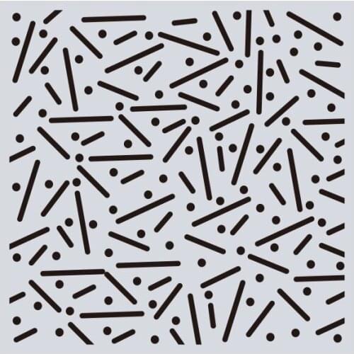 15*15 Geometry Layering Stencils for Diy scrapbook/photo album Decorative Embossing Painting Drawing stencil,home decor