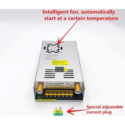 480W 0-220V 0-2.2A Current and Voltage Adjustable Power Supply Current limiting SMPS with Digital Display