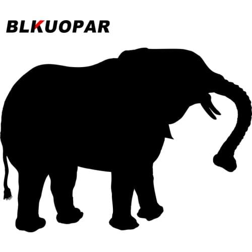 BLKUOPAR for Elephant Car Stickers Fashionable Simple Decal Car Accessories Sunscreen Scratch-Proof Laptop Windows Decor