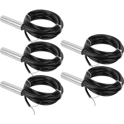 TL-136 304 Stainless Steel Liquid Level Transmitter 0-1/2/3/4/5m Range Water Level Sensor Detector DC 24V 4-20mA Signal Output