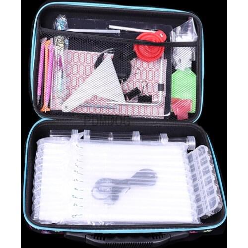 40pcs Tool A5 Led Light 5D Diamond Painting Box Storage Containers Diamond Painting Tools Accessories Jewelry Beads Organizer