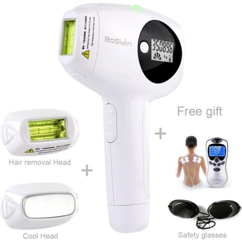 2 in 1 Permanent Hair Removal IPL Hair Removal laser Epilator Device facial hair remover Cold Hammer Cryotherapy Skin Lifting