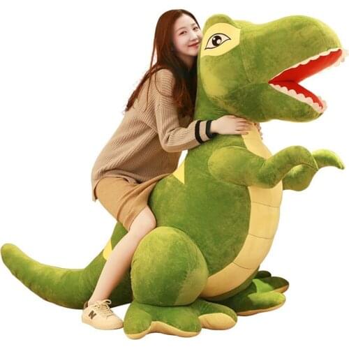 Fancytrader 79'' Giant Stuffed Plush Large Dinosaurs Tyrannosaurus Rex Toy Gifts for Kids Soft Cuddly Animals Doll 200cm