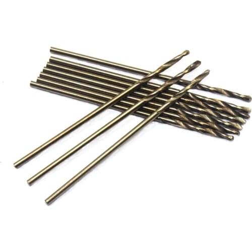 M35 1.0 20PCS Cobalt Drill Bits M35 HSS Co Steel Straight Shank For Metal Wood Working 1.0mm Twist Drill Bit Power Tools