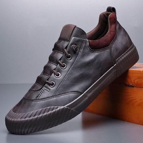 21838 Mens Vulcanized Shoes Spring/Autumn Designer Sneakers Breathable Loafers Shoes Soft Sole Comfortable Casual shoes Flats