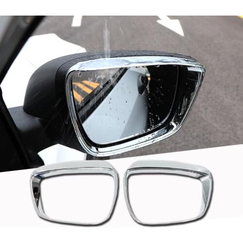 Rearview Rear View Mirror Rain Eyebrow Cover Trim Sticker For Chevrolet Trax 2019 Protect Decoration Car Accessories