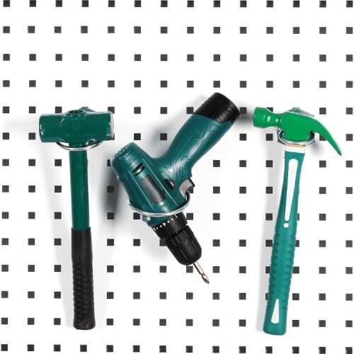 Wall-Mounted Hole board hook Hardware Tool Storage rack Hanging board Tool Storage Angle Grinder organize