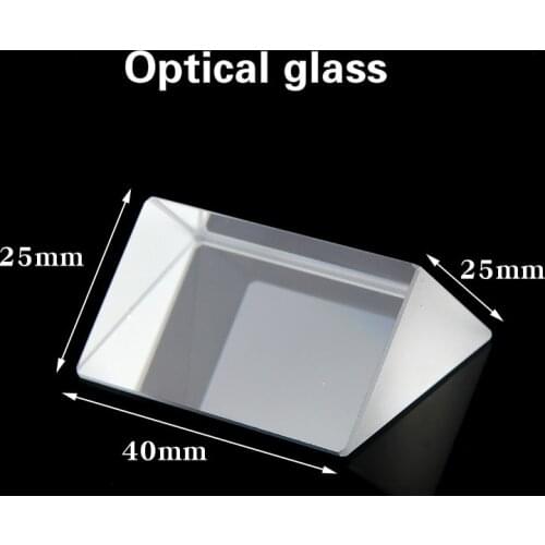Isosceles Right Angle Prism Optical Glass High Precision K9 Material Factory Direct Sales