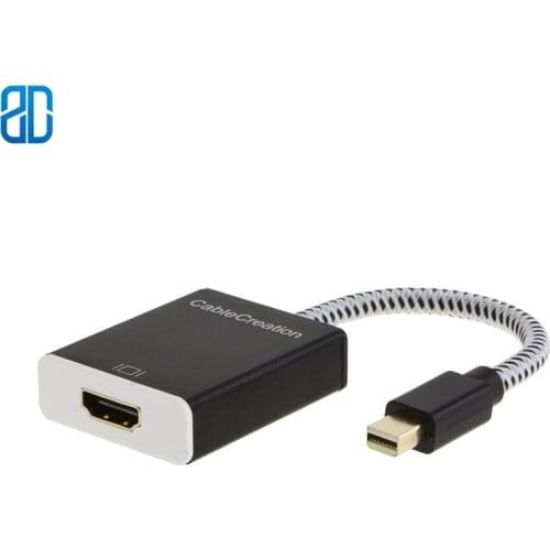 Mini DP to HDMI, Mini DisplayPort (Thunderbolt 2) to HDMI Female Adapter, DP V1.2 Support 4Kx2K & Audio